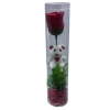 pvc cylindrical soap, flower foam bear creative gifts, festival and wedding decoration wholesale, one-piece consignment, factory direct sales Item Picture